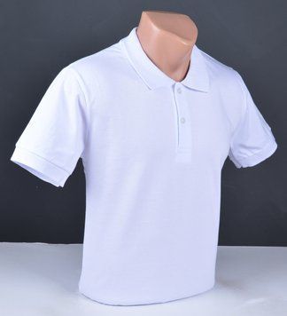 Мужская футболка с воротником ПОЛО белая Турция 2138 XL 2138-XL фото